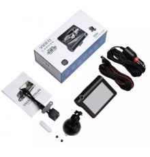 Автомобільний реєстратор, 4 "1080P FHD РК-екран, 3 об'єктиви, камера заднього вигляду, огляд 170 (50)