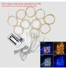 Гірлянда прозорий провід 100LED від USB на 10 метрів SF-11 код 2825 (100)