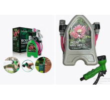 ШЛАНГ Гнучкий садовий шланг з пістолетом-розпилювачем 10 м LY-907 (9)