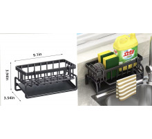 Тримач Губки для кухонної раковини + автоматичний ЗЛИВ МЕТАЛ -20-40PCS (60)