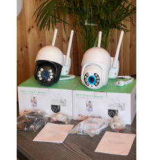 360 Камера (A8) Відеоспостереження CAmera Cad N3 Wifi IP 360/90 * 4mpICSSE БІЛА (40)