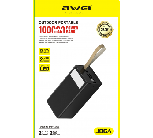 Повер банк  power bank      100000  MhA   J86A     (20)