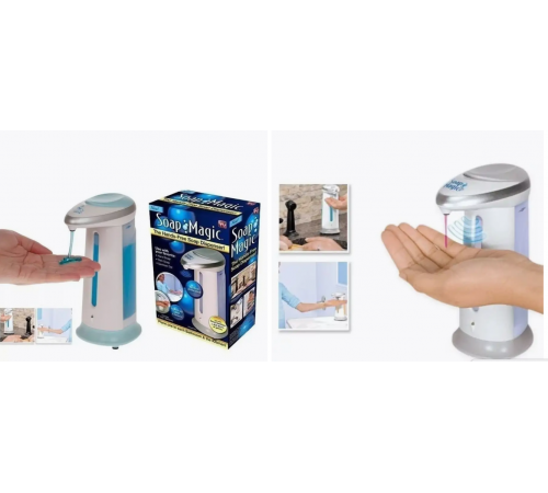 034диспенсер для мила soap magic Сенсорна мильниця дозатор (30)