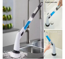 Щітка-скруббер Електричний бездротовий з 8-насадками для ванної та душуCleaning brush1-33 (24)(60