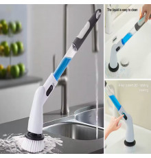 Щітка-скруббер Електричний бездротовий з 8-насадками для ванної та душуCleaning brush1-33 (24)(60