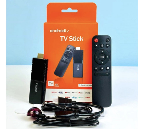Пульт ТВ Смарт приставка Android TV Stick R3 4K Ultra Android 14.0 (2Gb, 16Gb) TVR3 (50)