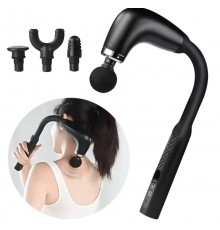 Вібраційний масажний Пістолет для розслаблення м'язів, масажер для спини та шиї LY-777 (20)