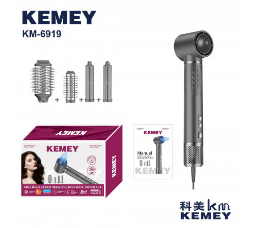 Kemei  6919   А Стайлер 4 в1       KM-6919 (10)