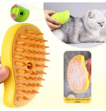 Щітка ПАРОВА для вичісування кішок та інших свійських тварин, 3 в 1 Pet massage comb 883(150)