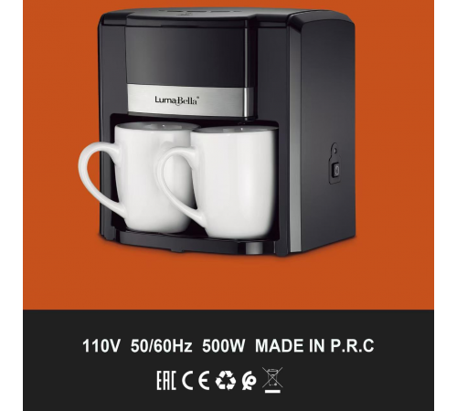 Кава Машина з Подвійною чашкою Coffee Machine 54007 5269 (6)
