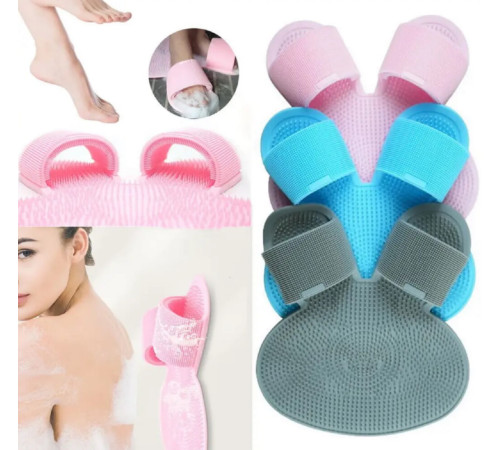 Силиконовая щетка для душа *  МЕГА МЕГА Чистюля*    LY-438  (40)