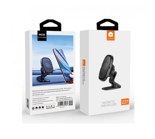 Автотримач для телефона WUW-Z27 Black (6972573332281)