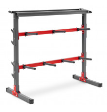 Стойки под диски, грифы и гантели HS-1007A Черный/красный