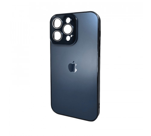 Чохол для смартфона AG Glass Sapphire Frame MagSafe Logo for Apple iPhone 15 Pro Sea Blue (AGSappiFRP15PBlue)