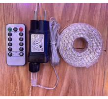 4536-код 2025 Рождественская Елка  гирлянда   500L 50M Белая       68-2   (96)