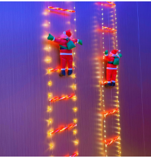 4542 2025 Санта Клаус ДЕКОР гірлянда 3 m mix  74-1 (50)