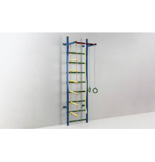 Шведская стенка-стойка с турником Универсальная Балу