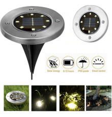 Вуличний садовий світильник на сонячній батареї універсальне підсвічування в сад 4шт коробці ( 36)