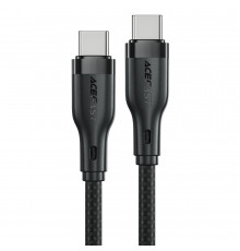 Кабель ACEFAST C8-03 USB-C to USB-C передача данных с помощью кабеля Black (6974316282716)