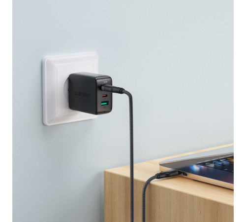 Кабель ACEFAST C8-03 USB-C to USB-C charging data cable Black (6974316282716)