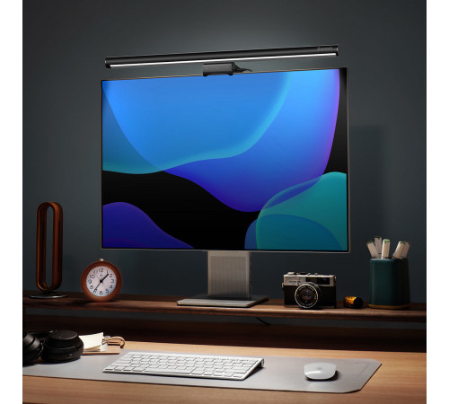 Лампа для монітора Baseus i-wok2 Series  USB Asymmetric Light Source Screen Hanging Light (Youth) Black (DGIW000101)