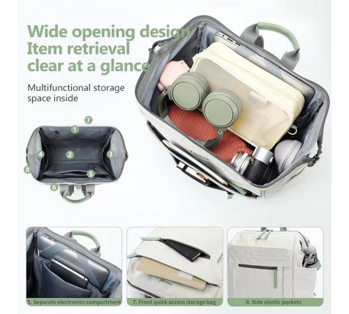 Рюкзак Tigernu T-B9513 14" Off White (T-B9513)