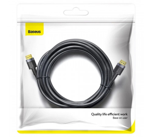 Кабель Baseus Cafule 4KHDMI Male To 4KHDMI Male Adapter Cable 5m Black (CADKLF-H01)