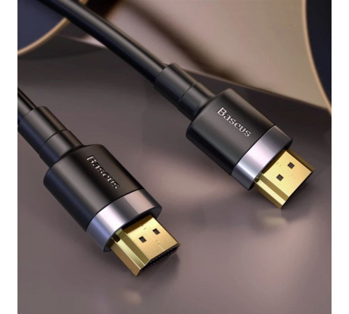 Кабель Baseus Cafule 4KHDMI Male To 4KHDMI Male Adapter Cable 5m Black (CADKLF-H01)