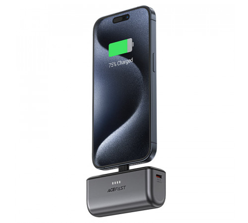 Зовнішній акумулятор ACEFAST M9-5000 PD20W capsule power bank Black (6974316283201)