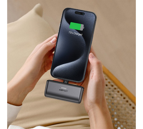 Зовнішній акумулятор ACEFAST M9-5000 PD20W capsule power bank Black (6974316283201)