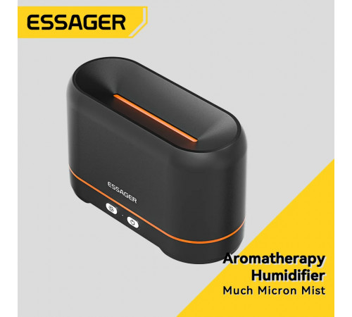 Зволожувач повітря ESSAGER Flame Aromatherapy Humidifier Black (EJSQ-HY01)
