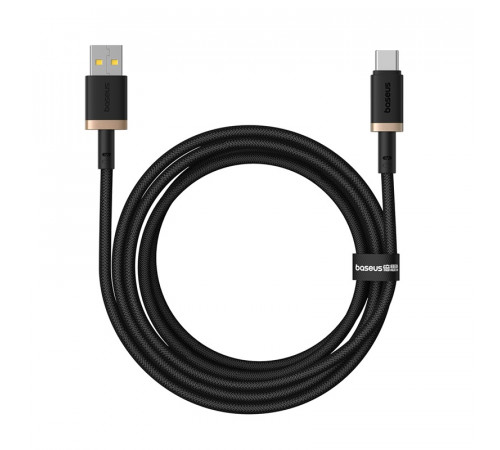 Кабель Baseus Dura Series Fast Charging Cable USB to Type-C 60W 2m Gold+Black (P10377802U01-02)
