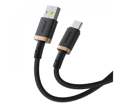 Кабель Baseus Dura Series Fast Charging Cable USB to Type-C 60W 2m Gold+Black (P10377802U01-02)