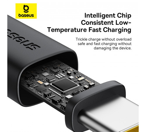 Кабель Baseus Dura Series Fast Charging Cable USB to Type-C 60W 2m Gold+Black (P10377802U01-02)