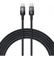 Кабель Baseus Discolor Series Fast Charging Cable USB-C to USB-C 100W 1m Cluster Black (P10374902111-00)
