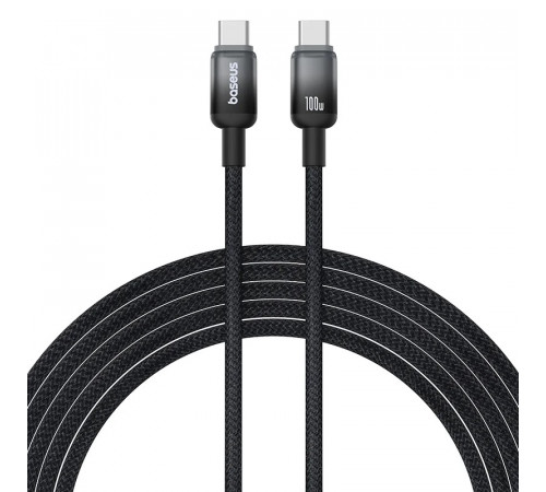 Кабель Baseus Discolor Series Fast Charging Cable USB-C to USB-C 100W 1m Cluster Black (P10374902111-00)