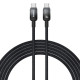 Кабель Baseus Discolor Series Fast Charging Cable USB-C to USB-C 100W 1m Cluster Black (P10374902111-00)