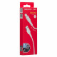 Кабель BOROFONE BX30 USB to iP 2.4A, 1m, silicone, TPE connectors, White (6931474706874)