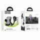 Автотримач для телефона HOCO H27 Rock push-type car holder(center console) Black gray (6942007608923)