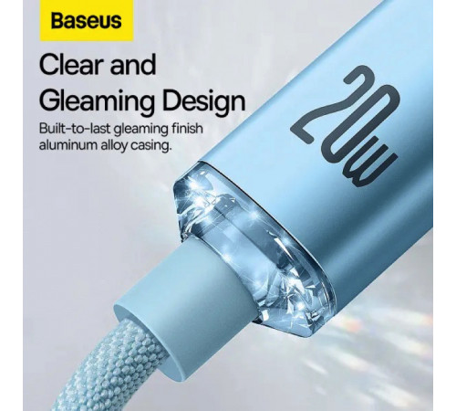 Кабель Baseus Gem Fast-Charging Data Cable USB-C to iP 20W 1m Galaxy Blue (P10373001311-00)