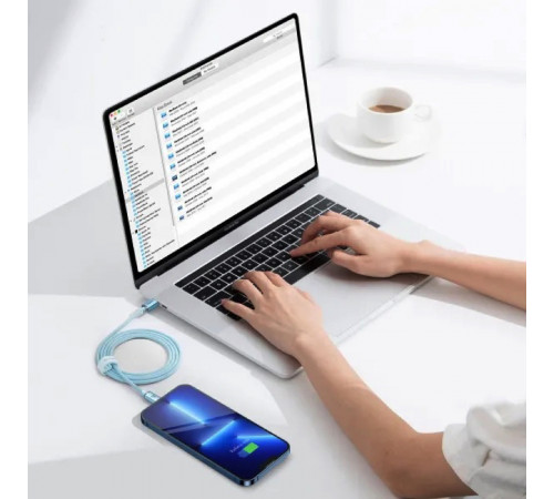Кабель Baseus Gem Fast-Charging Data Cable USB-C to iP 20W 1m Galaxy Blue (P10373001311-00)