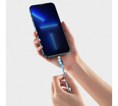 Кабель Baseus Gem Fast-Charging Data Cable USB-C to iP 20W 1m Galaxy Blue (P10373001311-00)