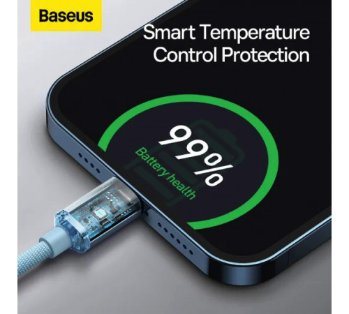 Кабель Baseus Gem Fast-Charging Data Cable USB-C to iP 20W 2m Galaxy Blue (P10373001311-01)