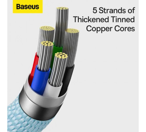 Кабель Baseus Gem Fast-Charging Data Cable USB-C to iP 20W 2m Galaxy Blue (P10373001311-01)
