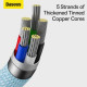 Кабель Baseus Gem Fast-Charging Data Cable USB-C to iP 20W 2m Galaxy Blue (P10373001311-01)
