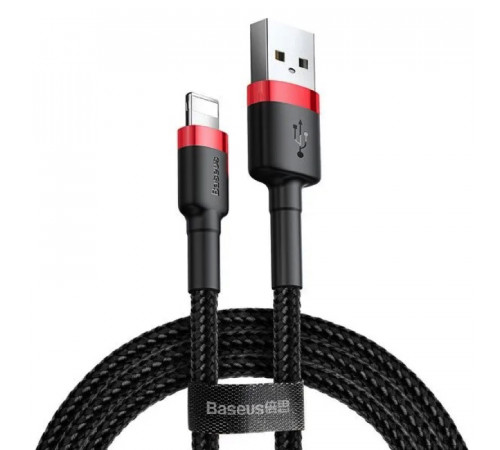Кабель Baseus Cafule Cable USB For Lightning 1.5A 2m Red+Black (CALKLF-C19)