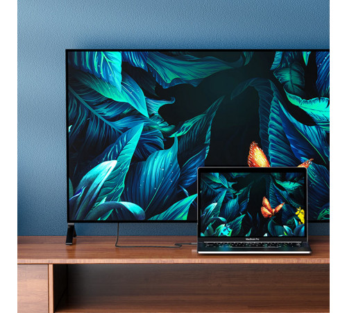 Кабель HOCO UA16 Type-C to HDTV HD on-screen cable Metal Gray (6931474755025)