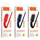 Кабель HOCO X59 USB to Micro 2.4A, 1m, nylon, TPE connectors, Blue (6931474744913)