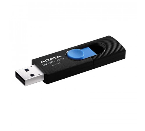 Флеш-накопичувач ADATA USB 3.2 AUV 320 32Gb Black/Blue (AUV320-32G-RBKBL)