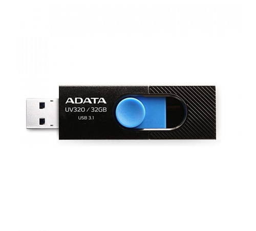 Флеш-накопичувач ADATA USB 3.2 AUV 320 32Gb Black/Blue (AUV320-32G-RBKBL)